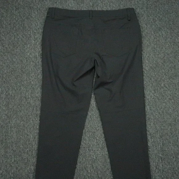 Lululemon Pants Men 36x33 Obsidian ABC Slim Fit Zip Pocket Trouser Warpstreme